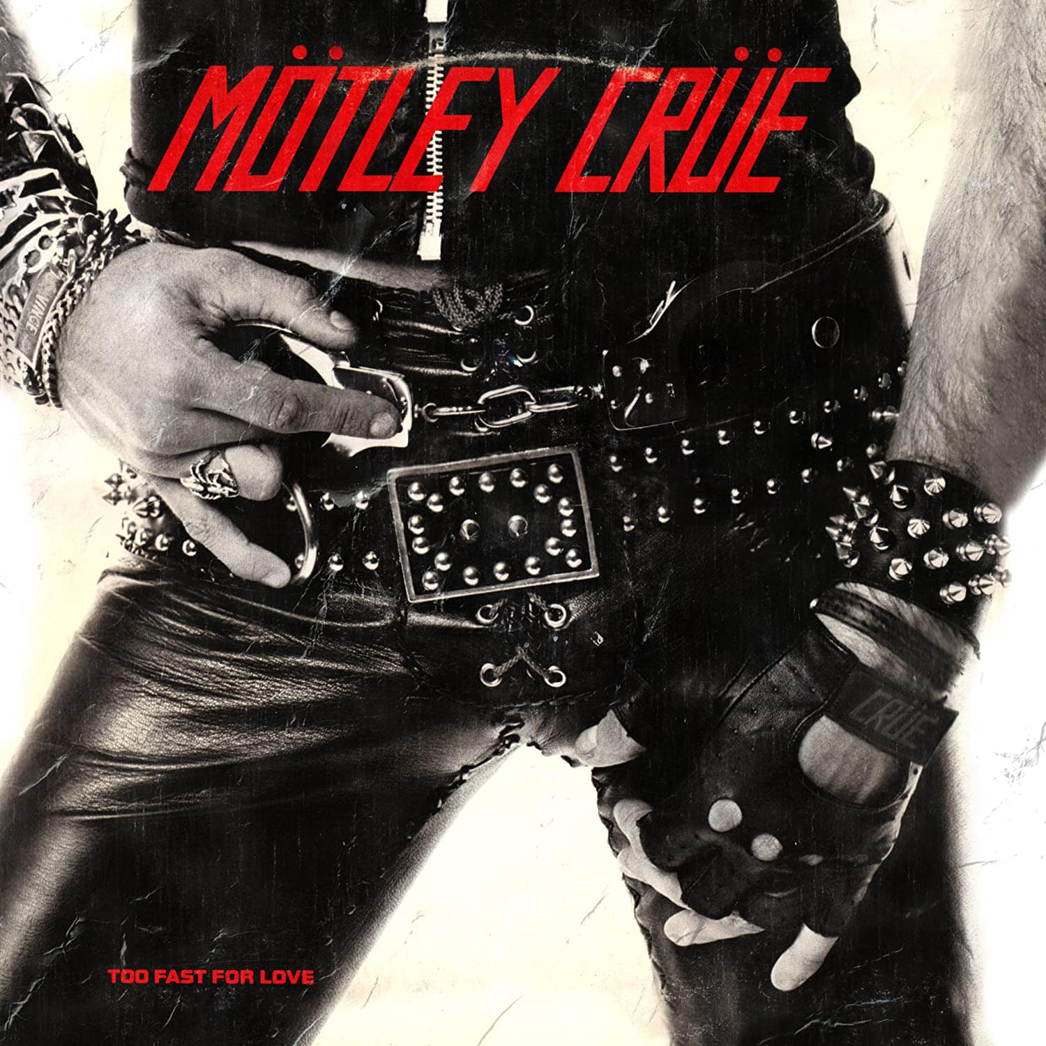 Rare Motley Crue 45 Record from 1981 on Leather Records