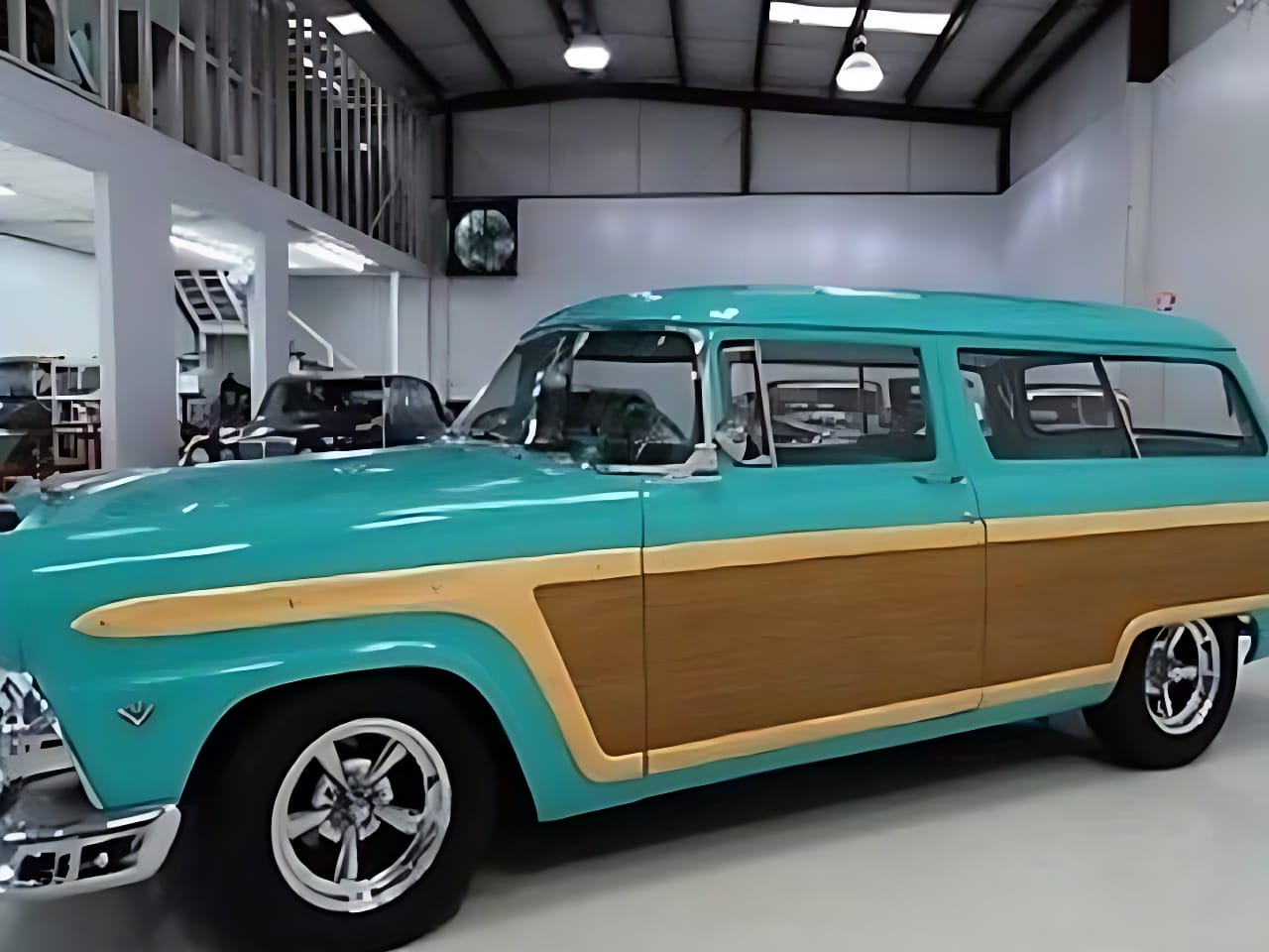X Modern - 1955 Ford Ranch Wagon Resto Mod Late Model Ford 5.0 Liter V8 ...