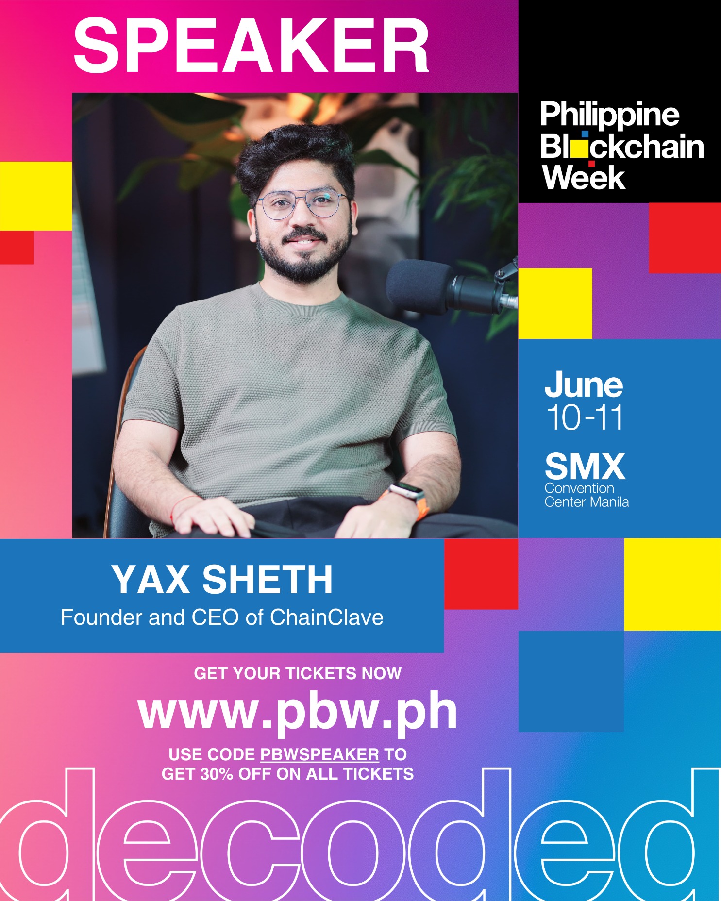 Meet Yax Sheth 🌐🚀 Building... - Philippine Blockchain Week | Facebook
