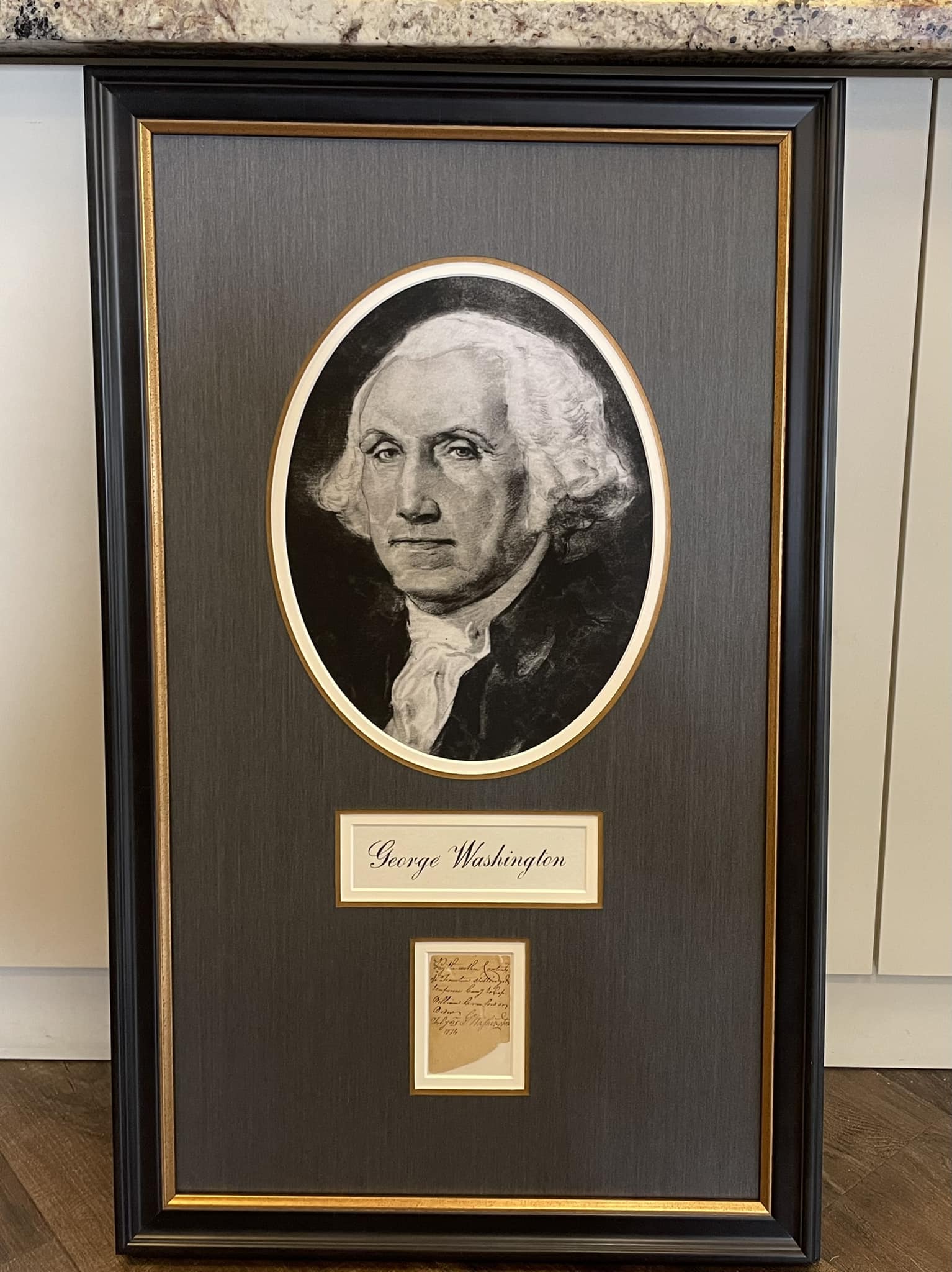 Is this George Washington signature authentic?