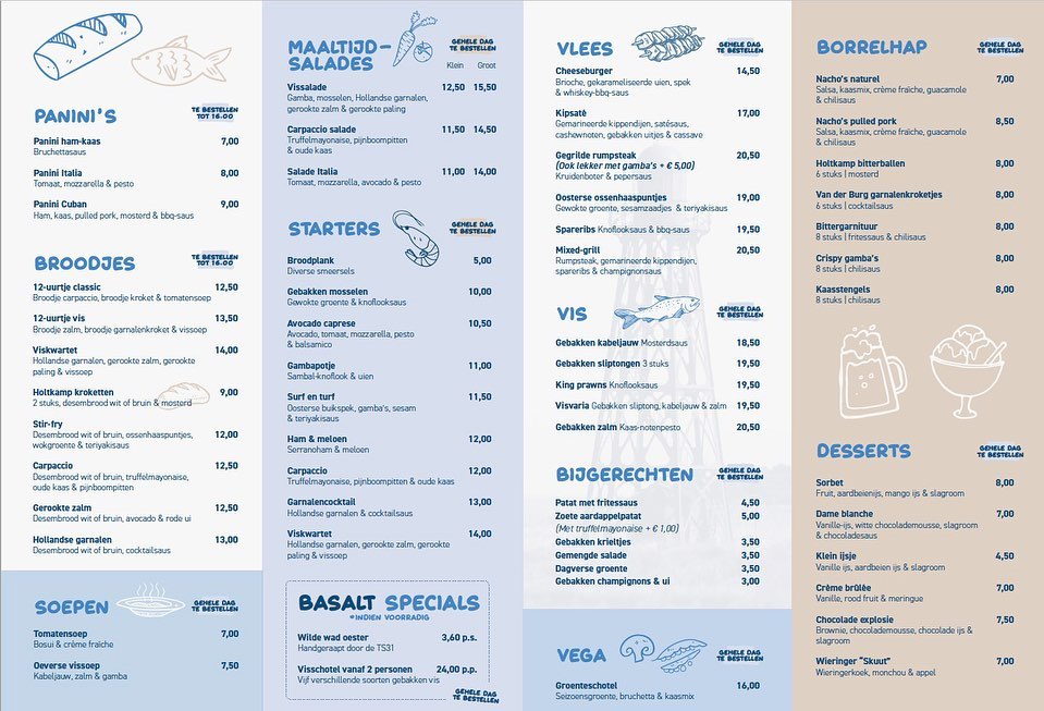 * NIEUW MENU * Wij starten vandaag... - Restaurant Basalt