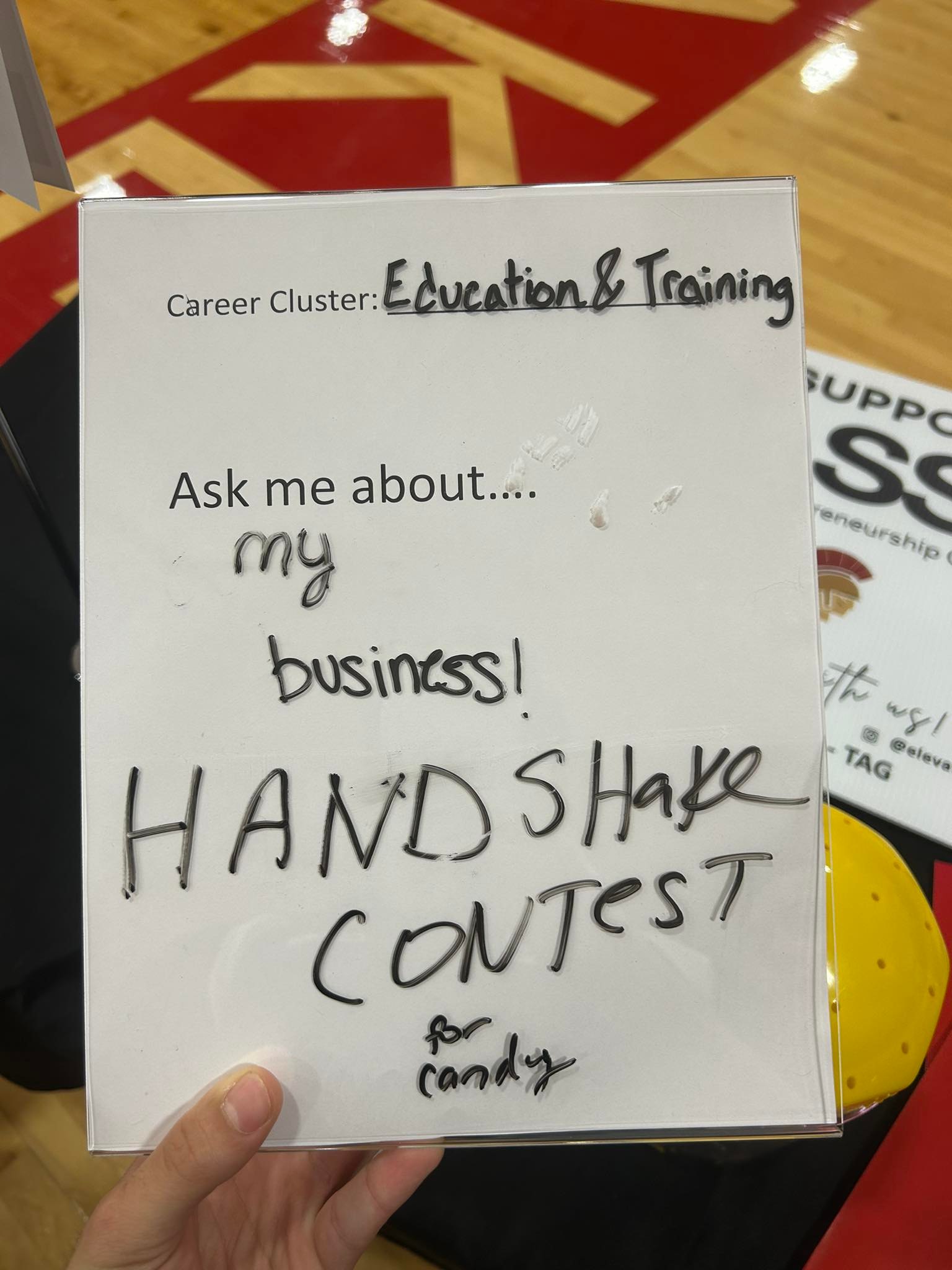 HANDSHAKE COMPETITION! Fun way to... - ClassE Coles County | Facebook