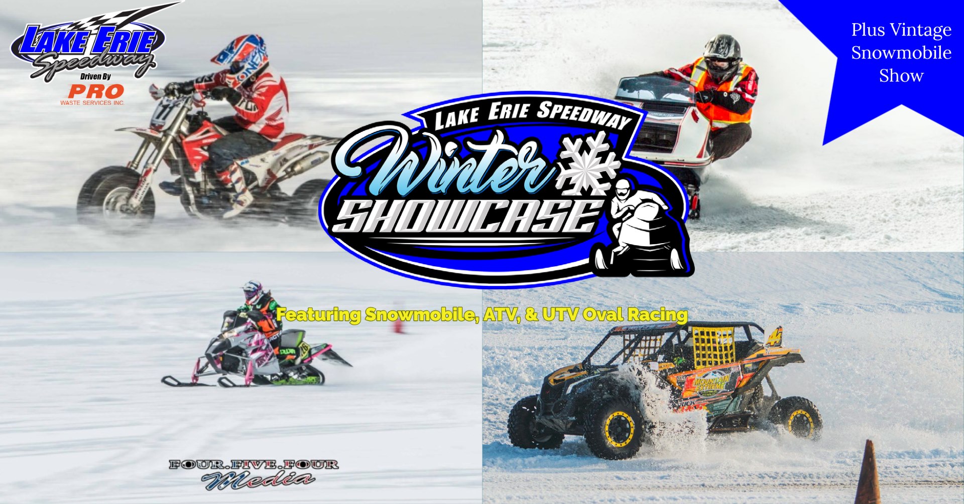Lake Erie Winter Showcase feat. Snowmobile Oval Racing