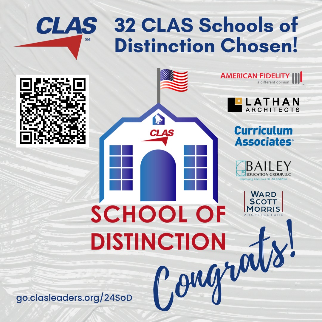 CLAS - 🎉 Congratulations to the 2024 CLAS Schools of Distinction! 🎉 We ...