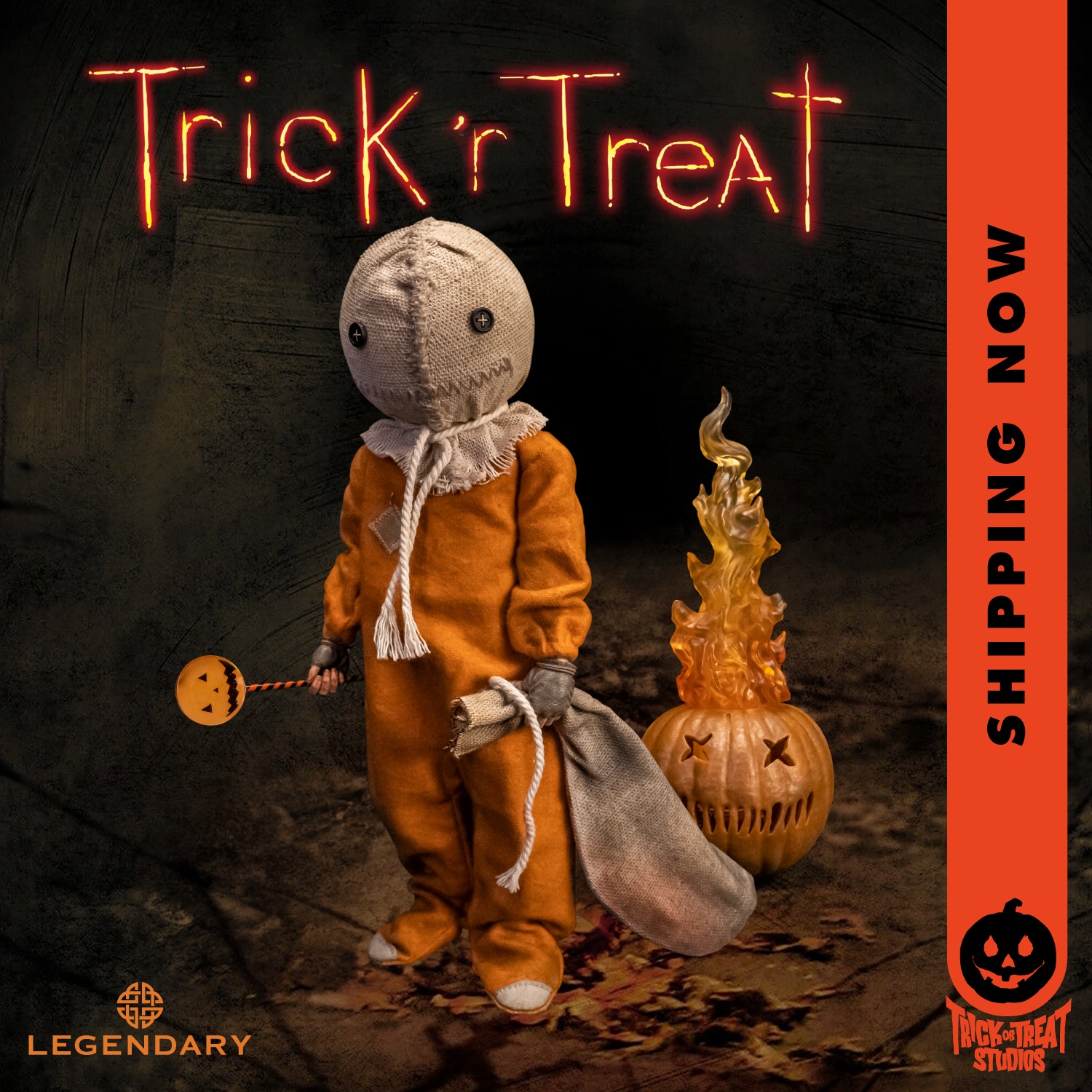 Trick 'r Treat NECA Sam head knocker and VHS gift set