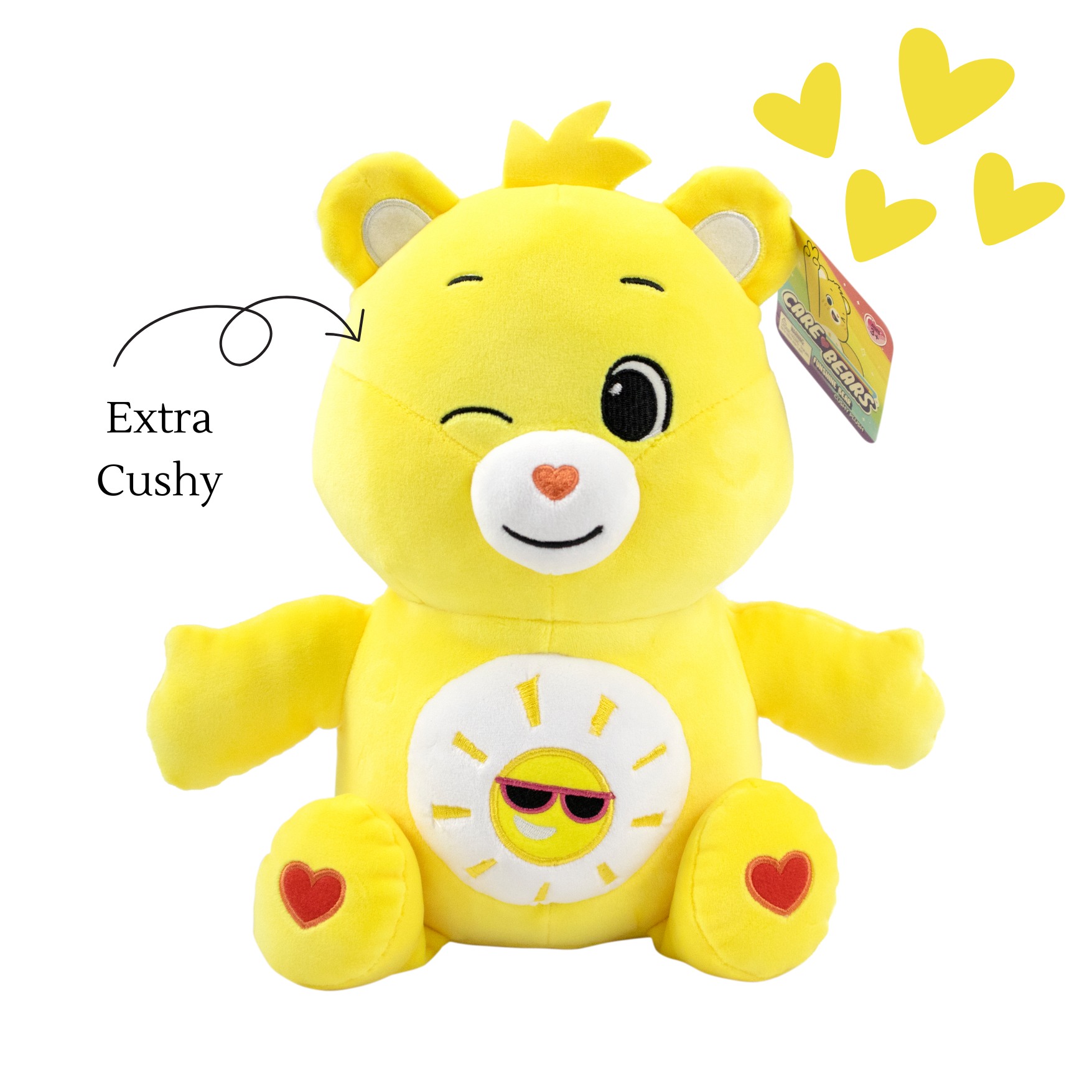 The loveable, squeezable and cuddle-able Shoney Bear® plush is