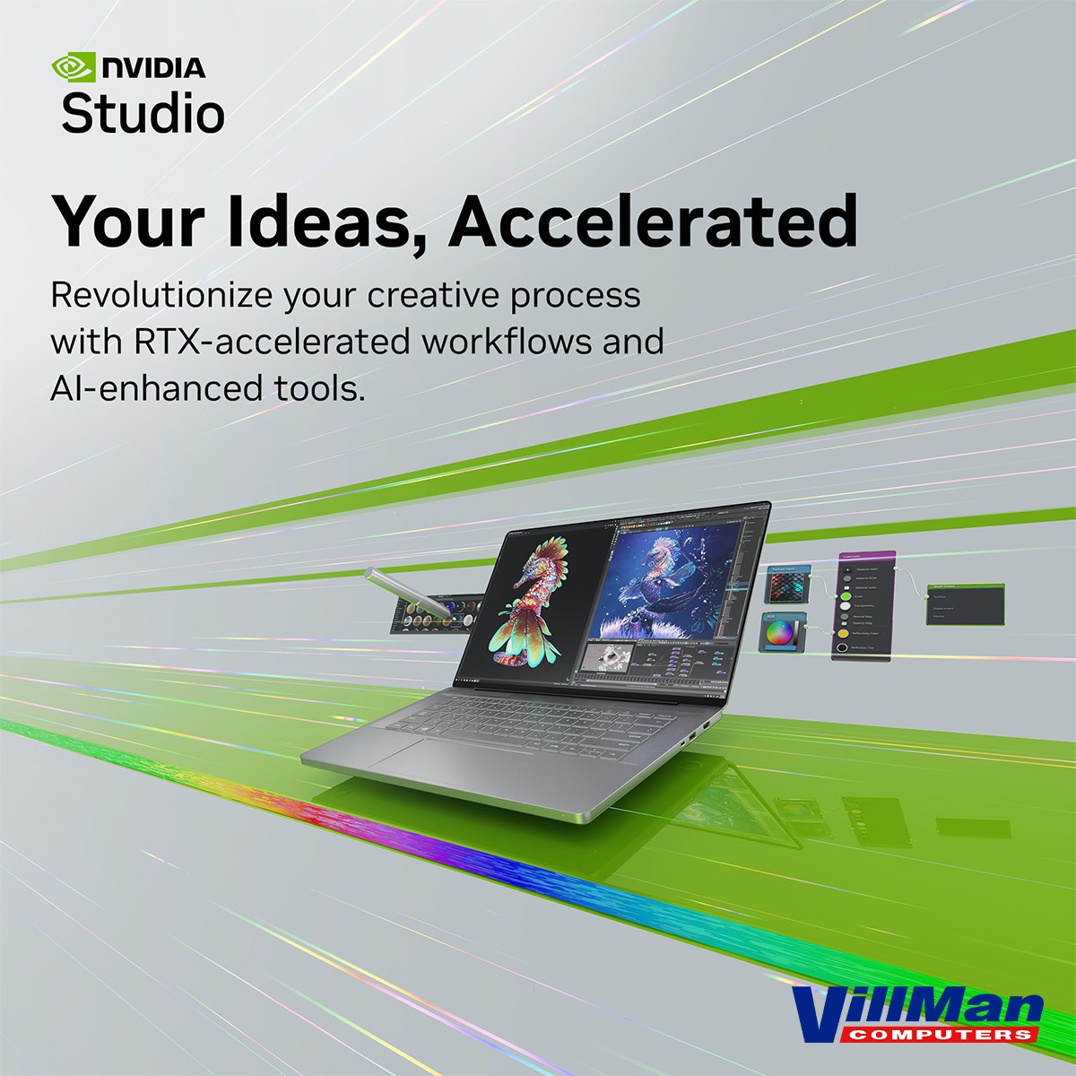 VillMan - Your Ideas, Accelerated by NVIDIA Studio...