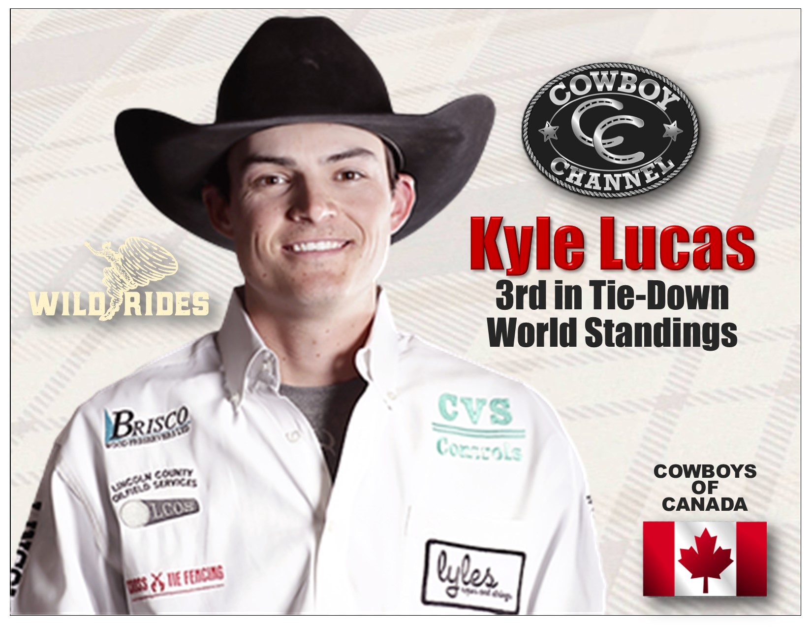 Wild Rides TV - MEET TIE-DOWN ROPER KYLE LUCAS: 3rd in... | Facebook