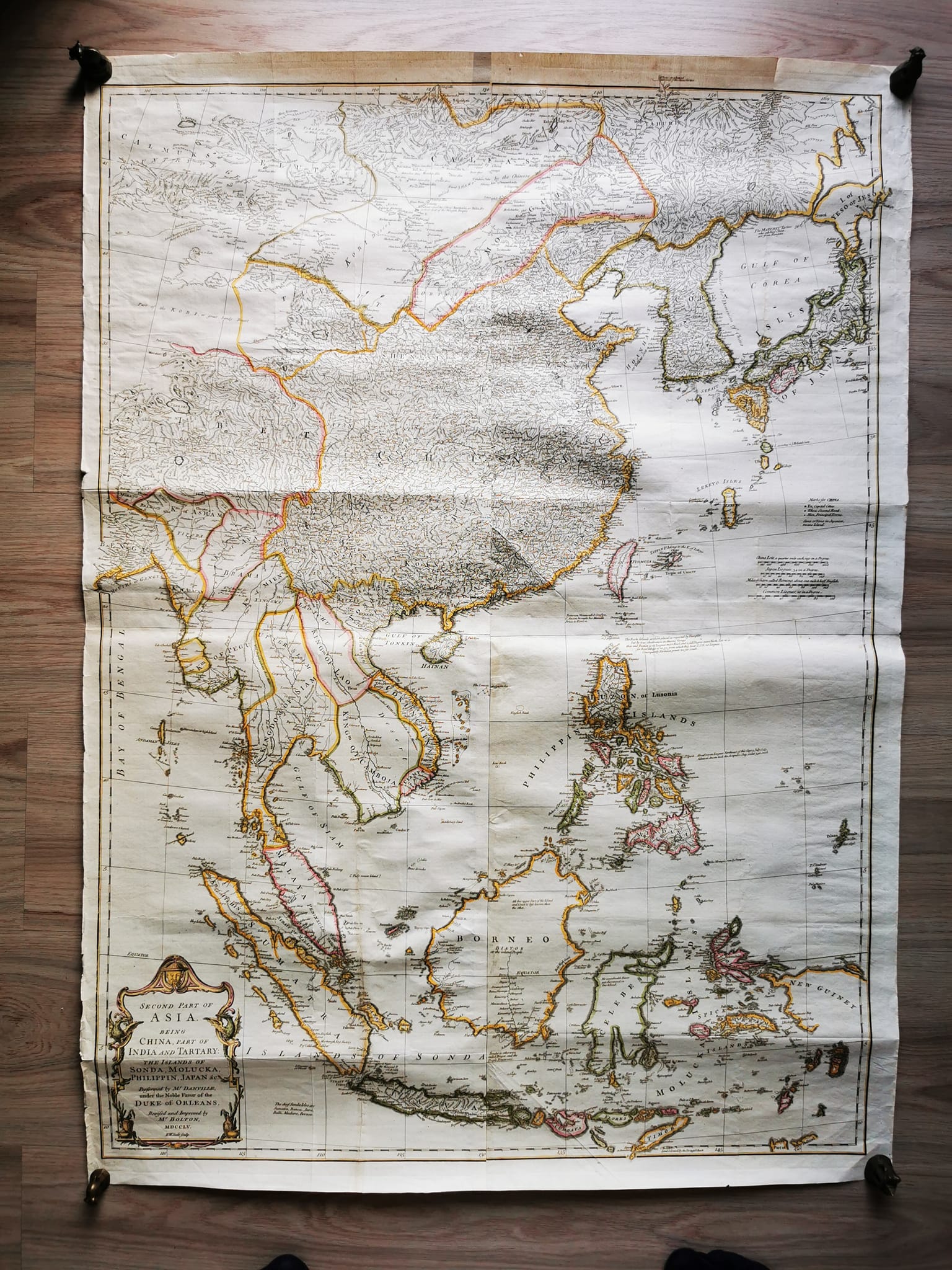 Siam Rare Books - Very rare XXL wall map of China and... | Facebook