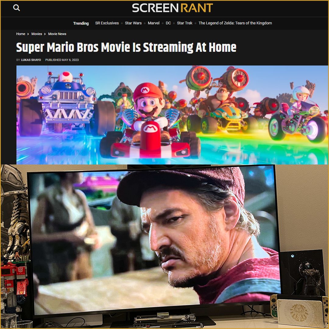 Screen Rant - The Mario movie is now available at home! 🤩... | Facebook