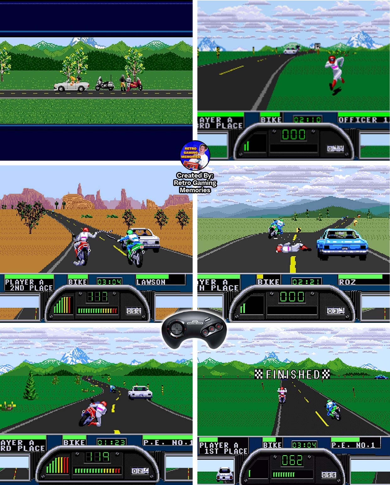 Retro - 🏍️ Did You Know? — Road Rash II (Sega Genesis, 1992) If you ...