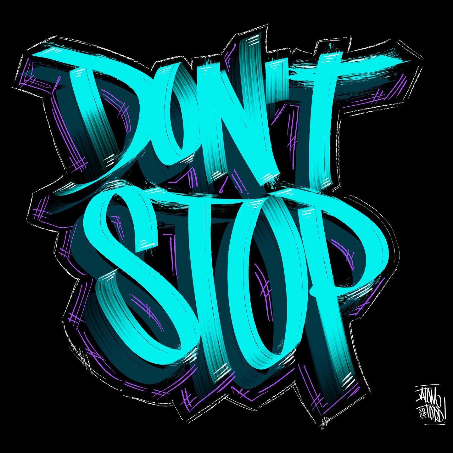 Some more lettering doodles for... - The Art of Atom Todd
