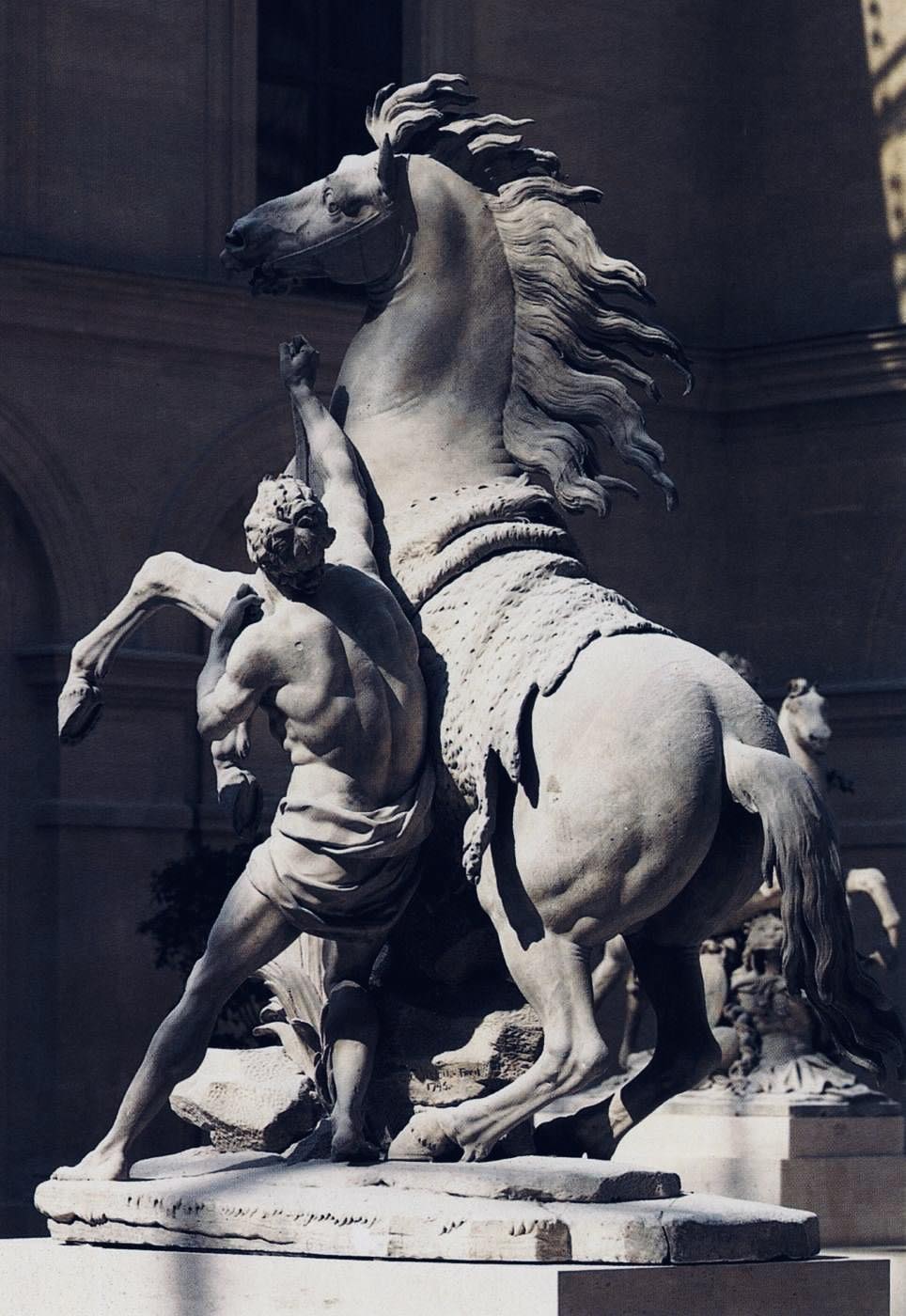 Marley horses sculpture at Louvre Museum