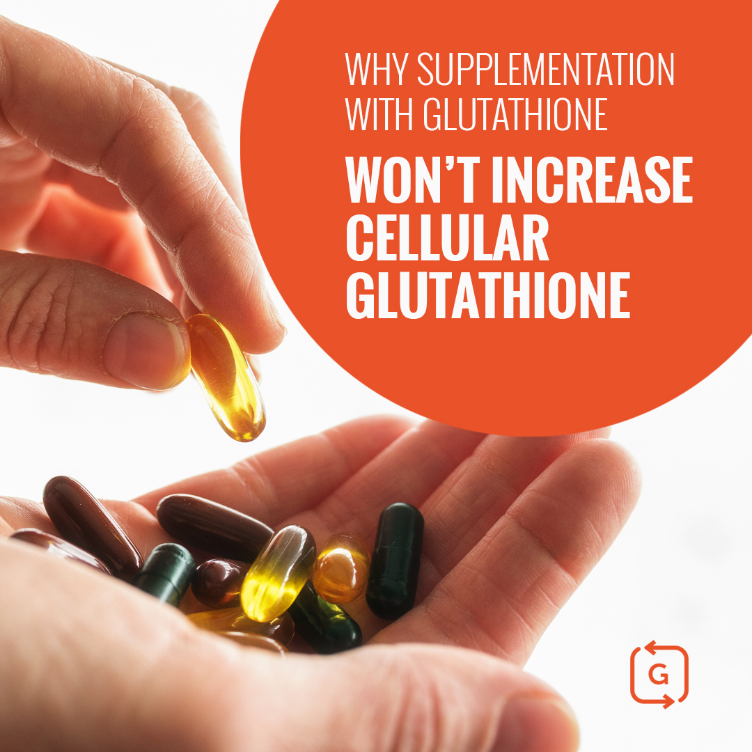 What's the best route of administration for glutathione supplements?