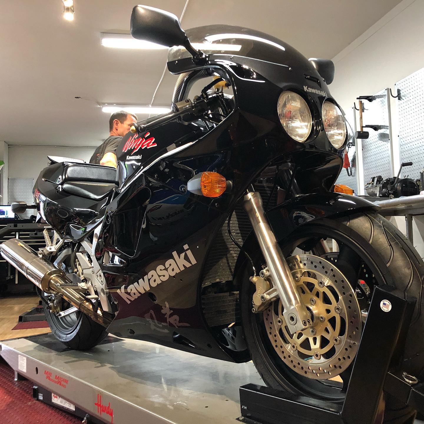 This ZX7 isn't for sale..came in for a couple months of storage as