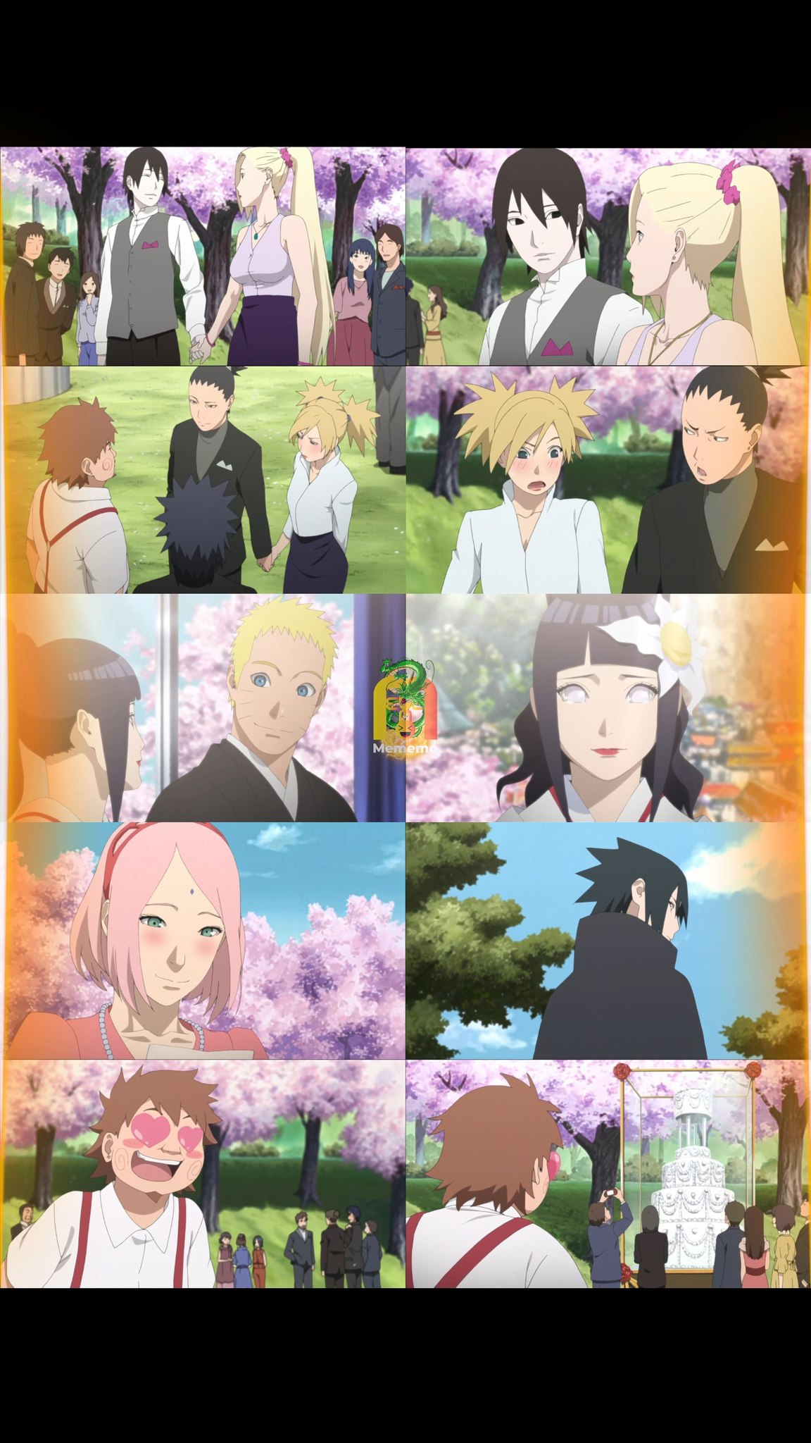 Mememo - 😍🎉Las parejas reveladas en el Boda de Naruto🦊🍜 | Facebook