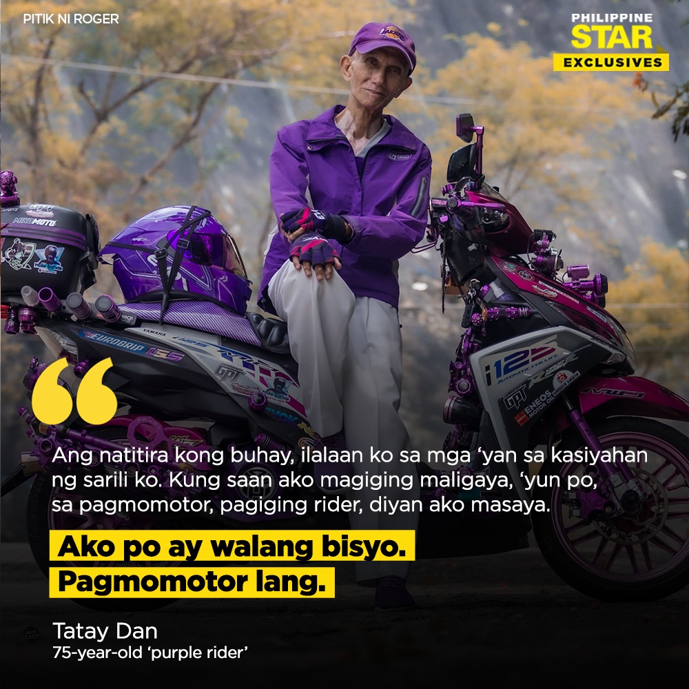 Philippine Star - This 75-year-old ‘purple rider’ of Pasig... | Facebook