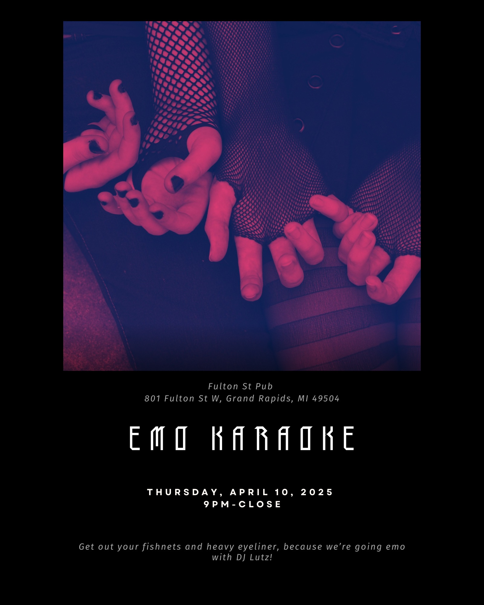 Emo Karaoke at the Pub!