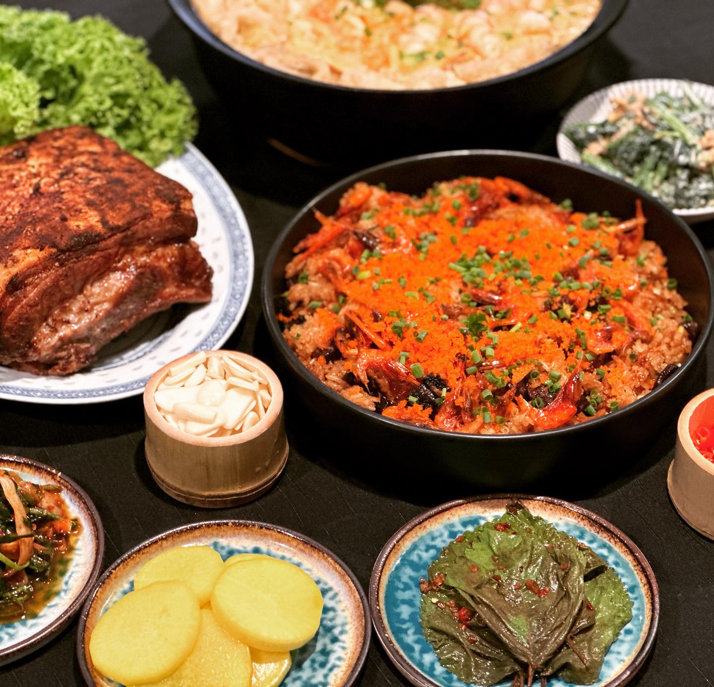 New dishes: shrimp glutinous rice,... - The Rivervale Pig