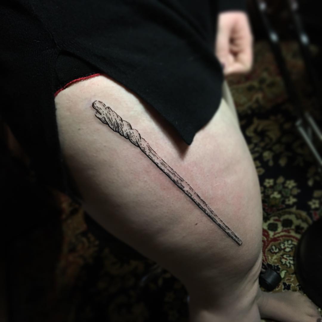 Tatouage Harry Potter Baguette