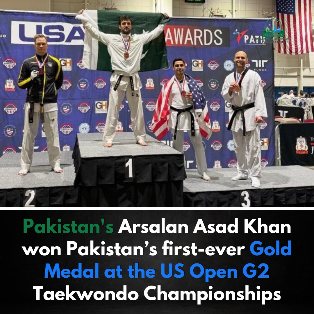 Pakistan Heritage Foundation - History Made! 🏆 Pakistan’s Arsalan Asad ...