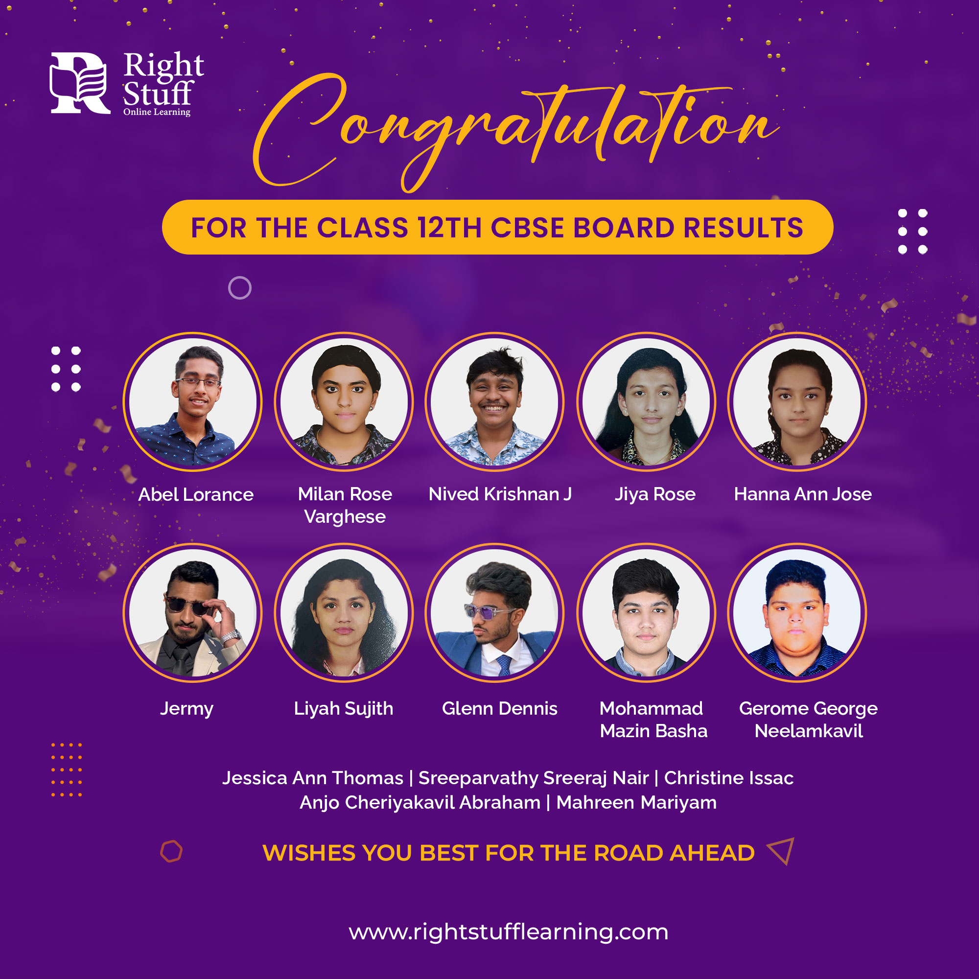 Congratulations to our class... - Right Stuff Online Learning