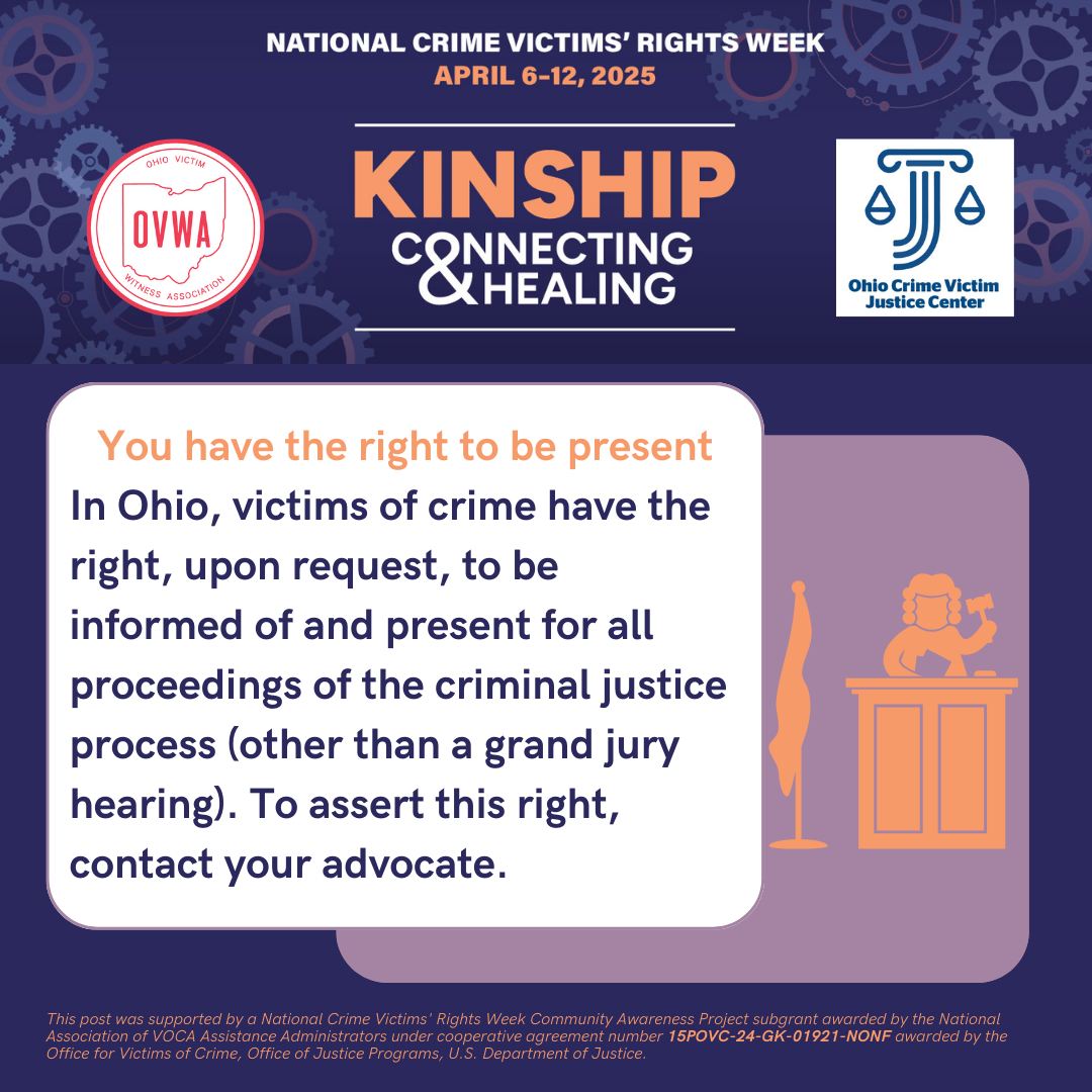 Ohio Victim Witness Association - Ohio, know your rights! 💡 Victims and ...