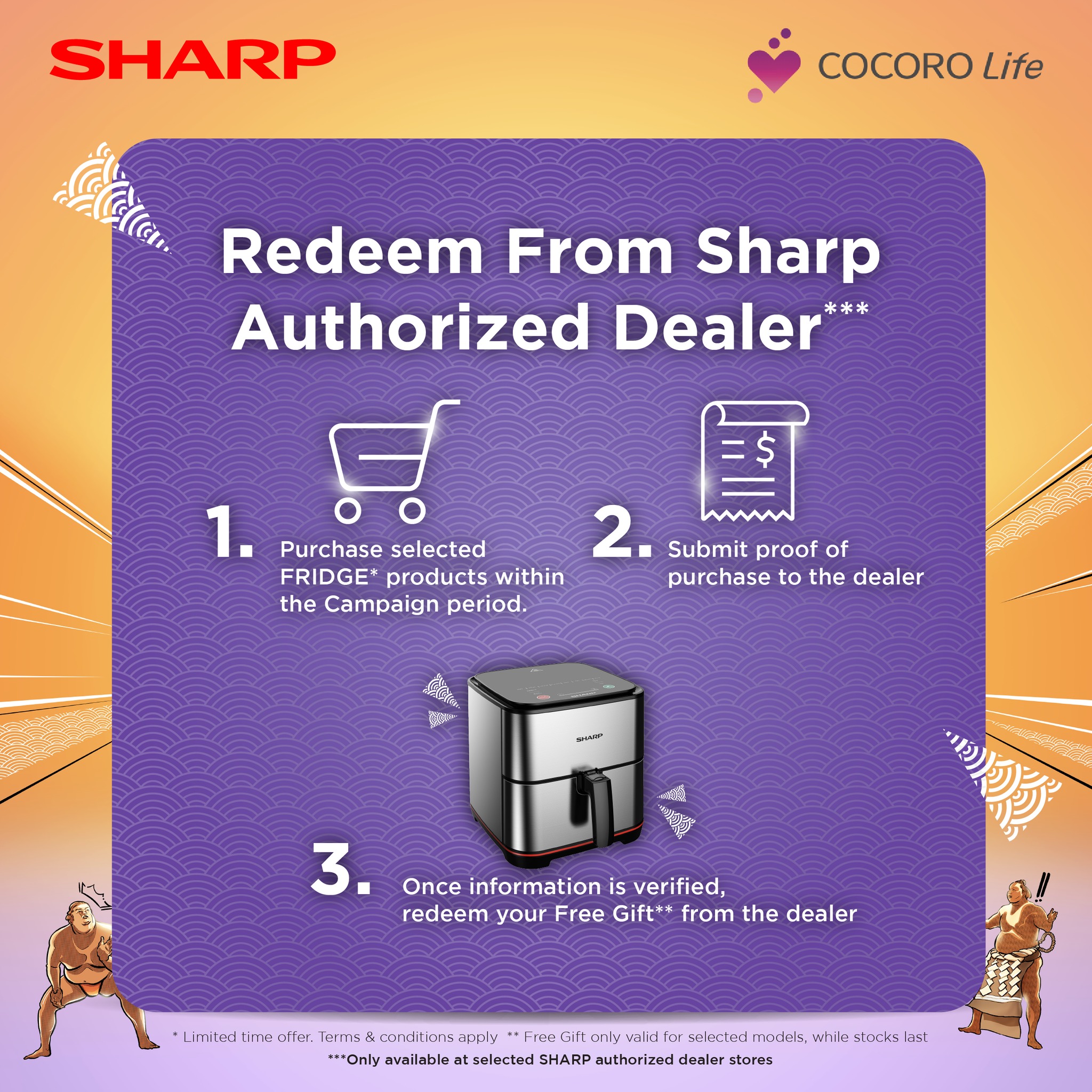 Sharp Malaysia - 🎁🌟 FREE GIFT REDEMPTION ALERT! 🌟🎁 Elevate... | Facebook