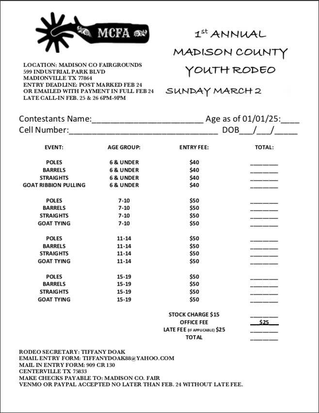 Madison County Rodeo | Madisonville TX