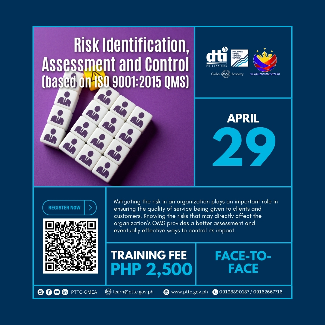 DTI.Philippine - ⚠️ Strengthen Your QMS with Effective Risk Management ...