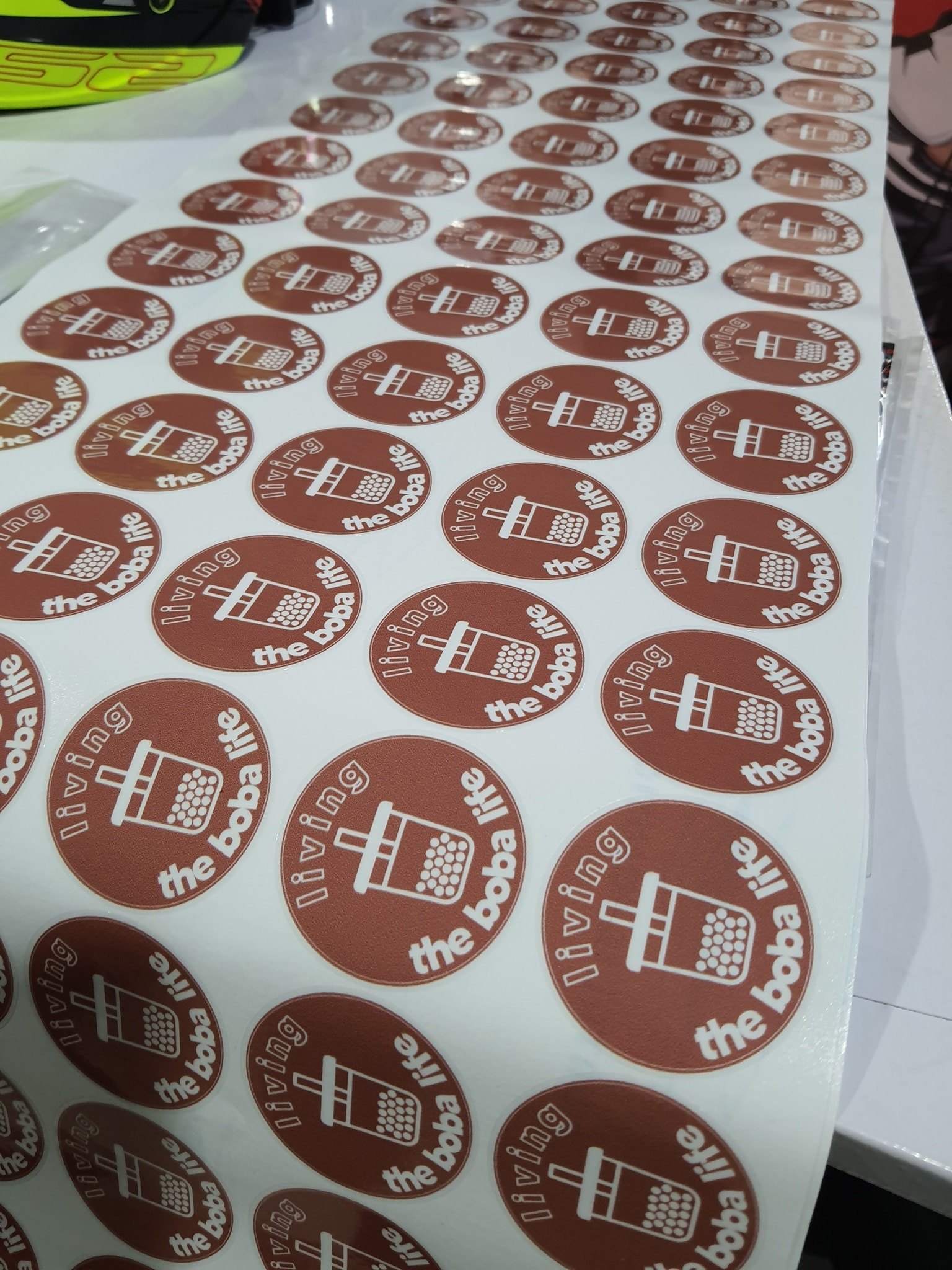 The Boba Life Labels Clear sticker... - Piso Label Stickers