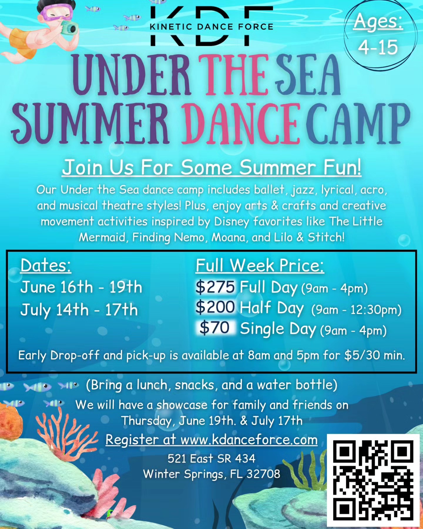 Kinetic - 🌊 Dive into summer fun at Kinetic Dance Force's Under the Sea ...