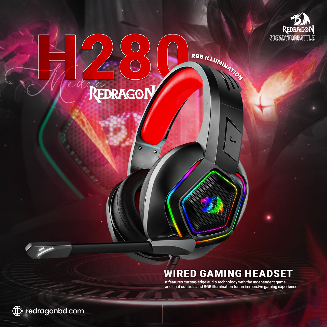 💥 Redragon H280 Medea Wired... - Seven Tech & Engineering Ltd | Facebook
