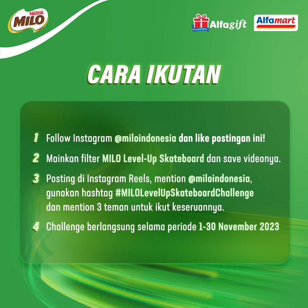 MILO Indonesia - Menangkan Merchandise MILO x...