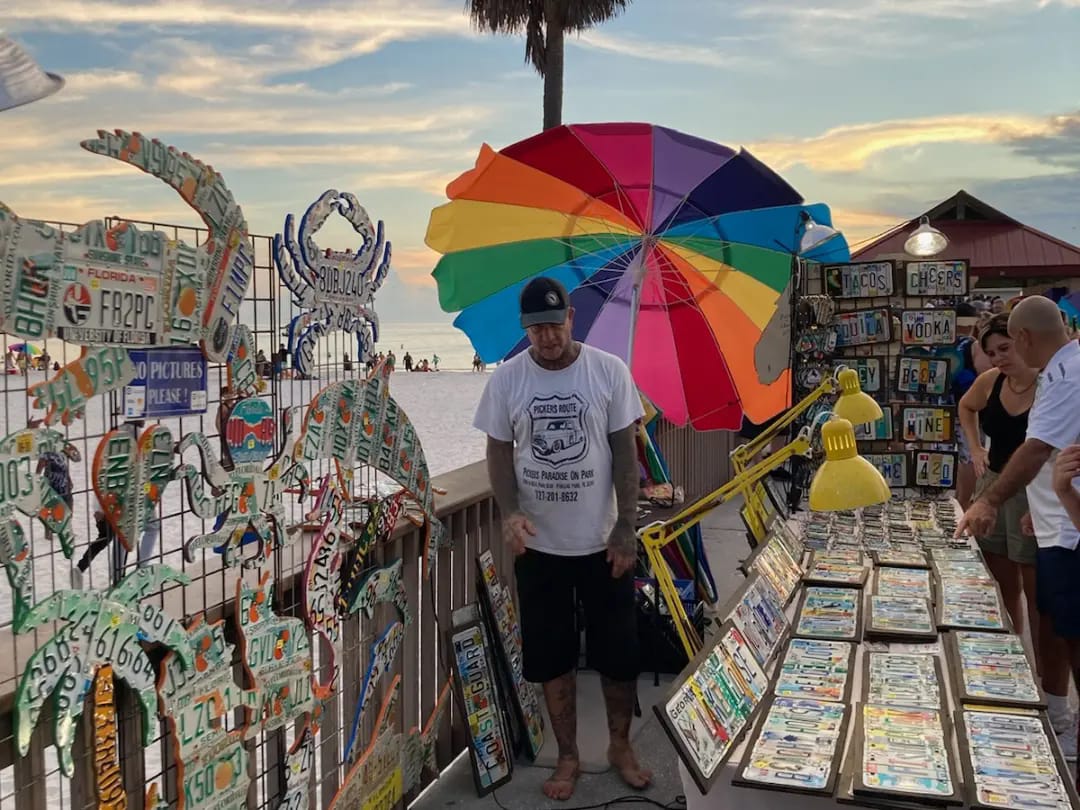 Clearwater Beach's Pier 60 spray paint artist who I mentioned in