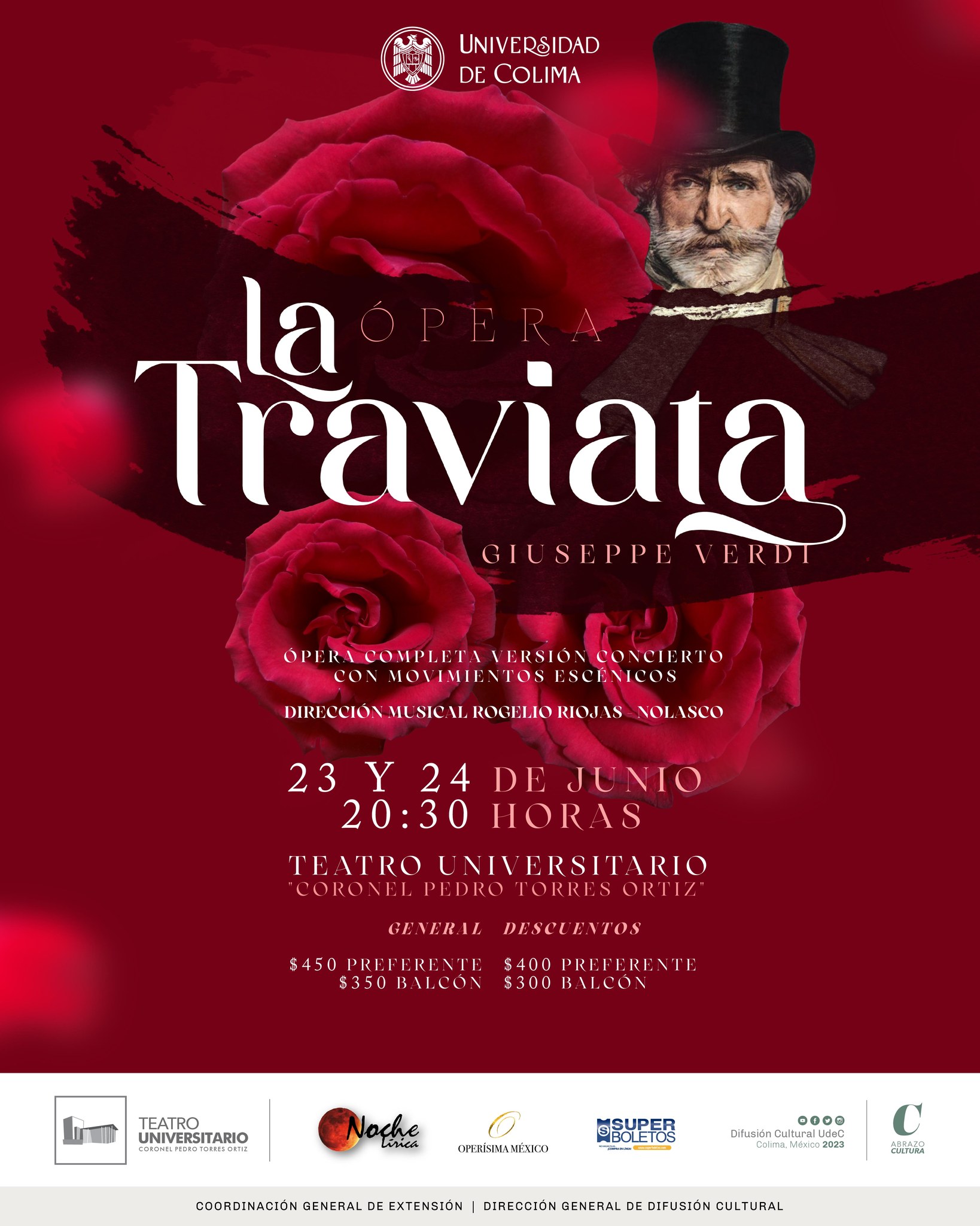 Difusión - ‘’La Traviata’’ llega al Teatro Universitario “Coronel Pedro ...