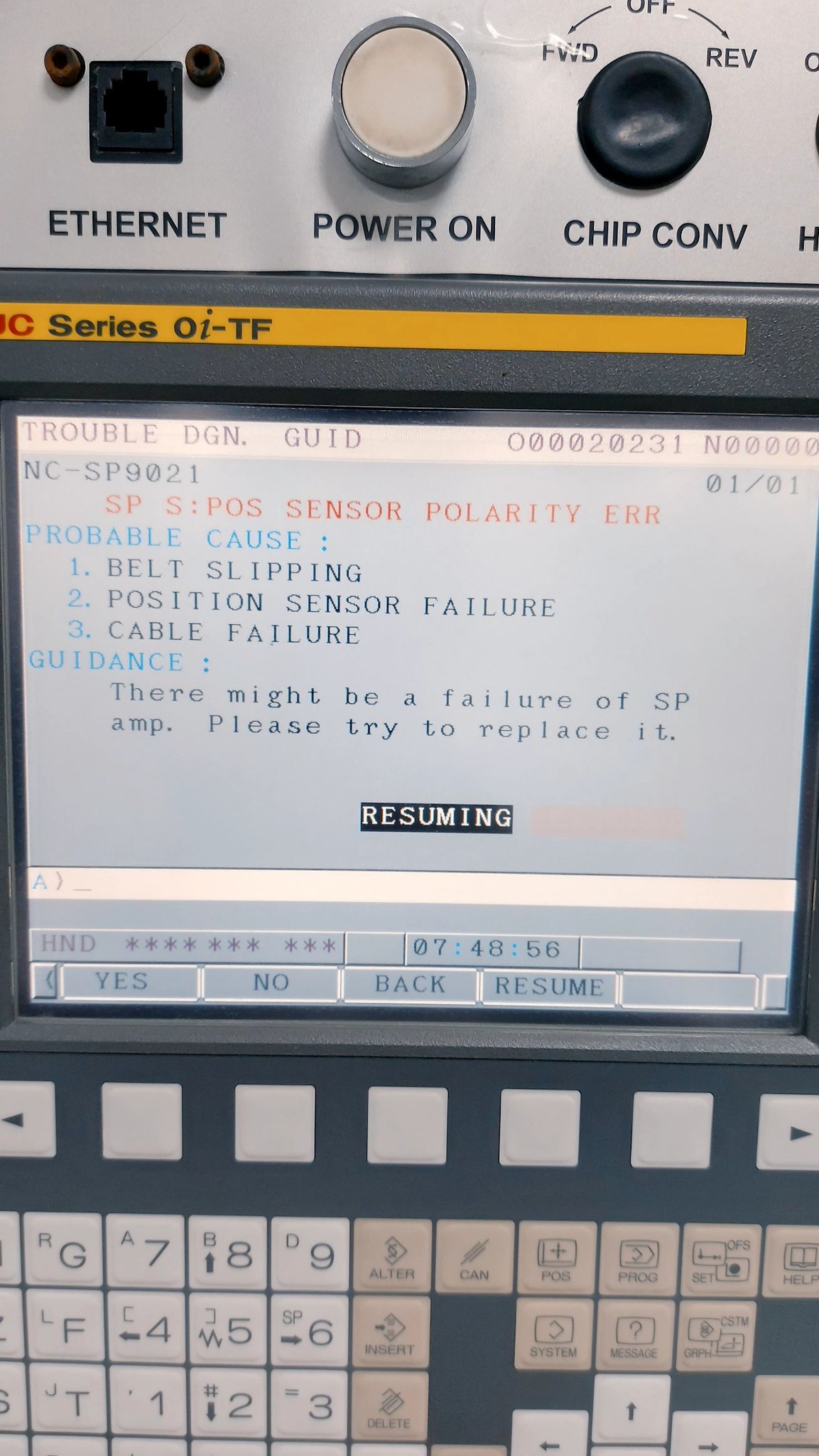 How to clear alarms on Fanuc CNC lathe