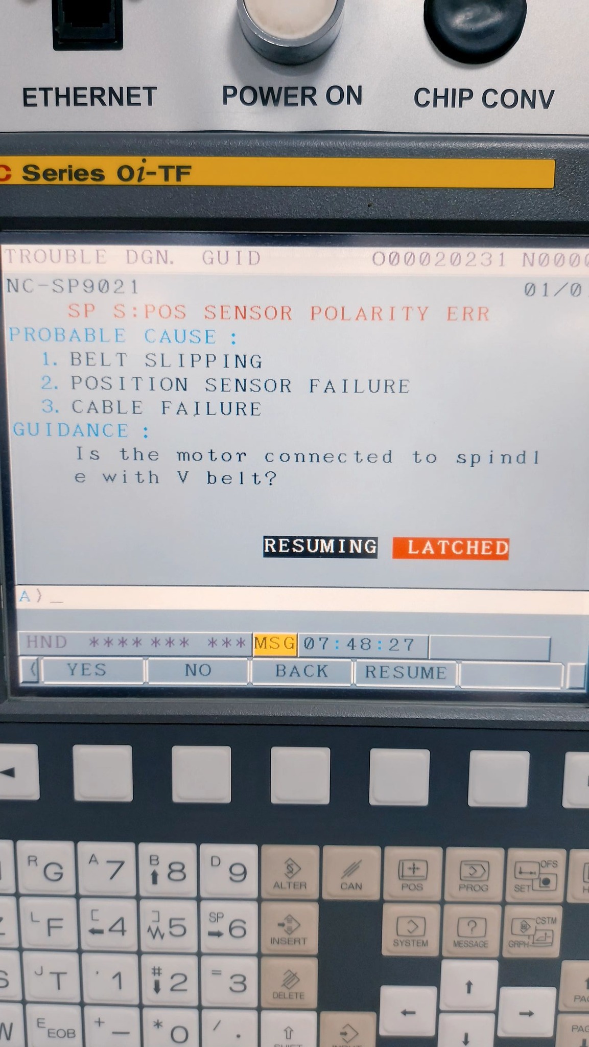 How to clear alarms on Fanuc CNC lathe