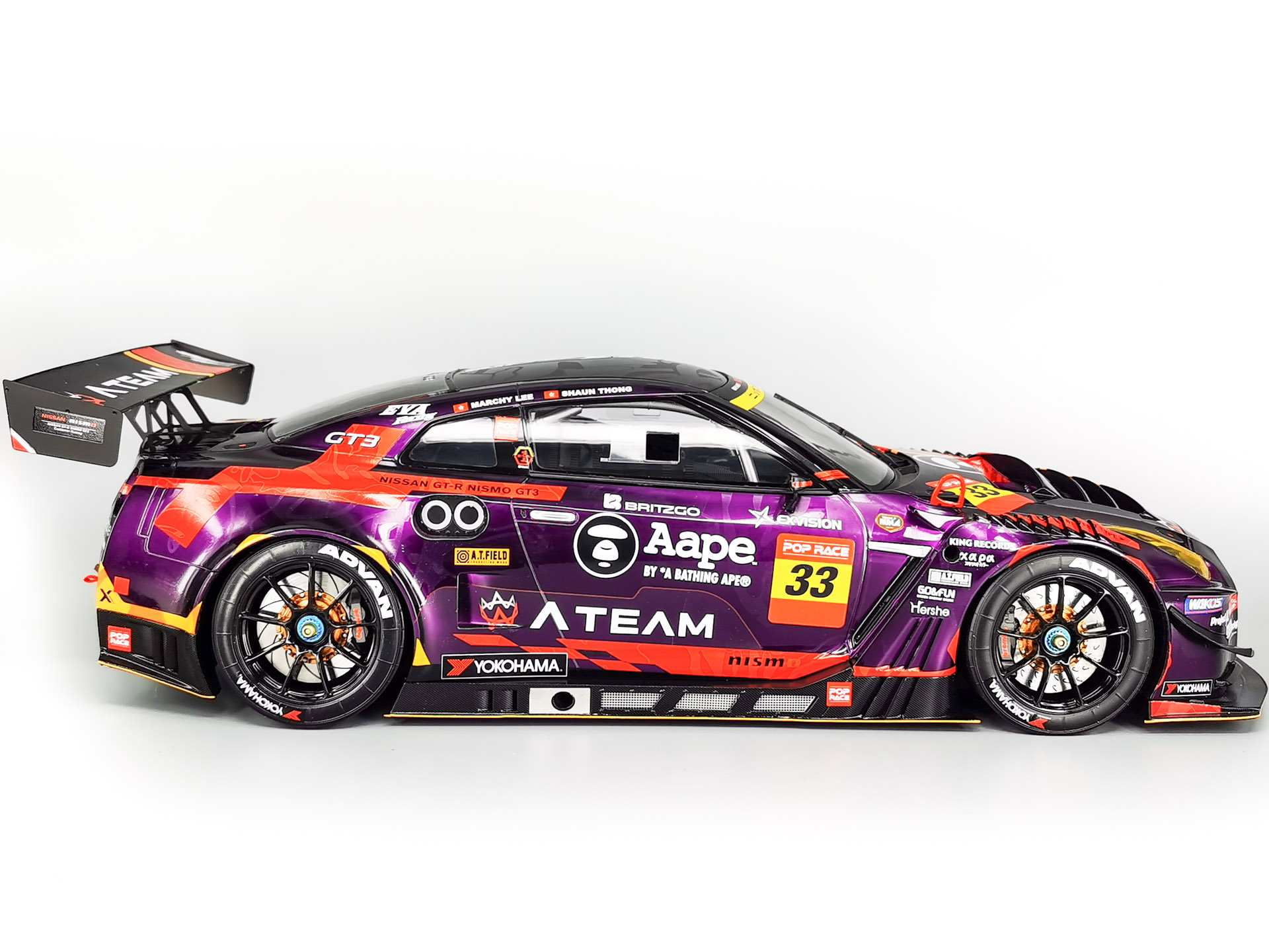 The Nissan GT-R Nismo GT3 EVA RT Test Type-01 Kakuei Edition was a