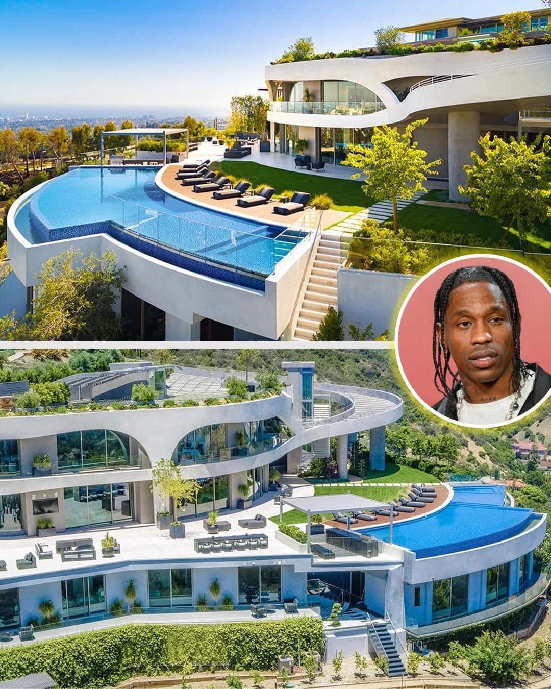 Mansions - Inside Travis Scott’s Titanic Hollywood Hills Mansion ...