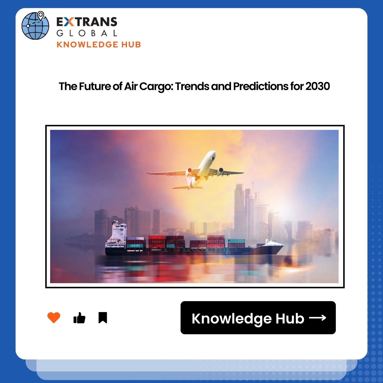 Extrans - 🚀 The Future of Air Cargo: 6 Key Trends Shaping 2030 The air ...