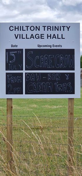 Chilton Trinity - Have you seen our new Village Hall sign,... | Facebook