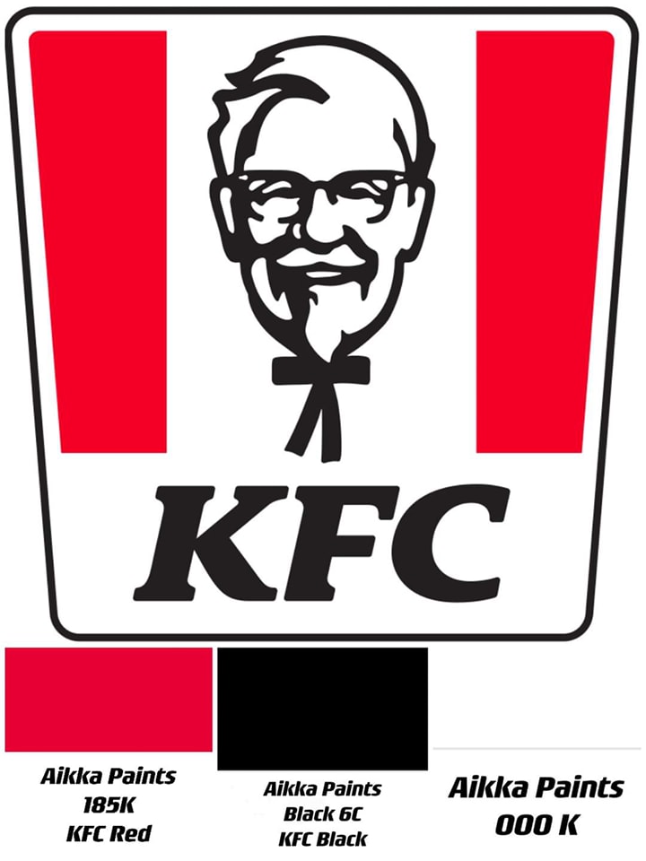 AIKKA - Aikka Paints for Signboard Colour Code KFC Red Aikka Paint Code ...