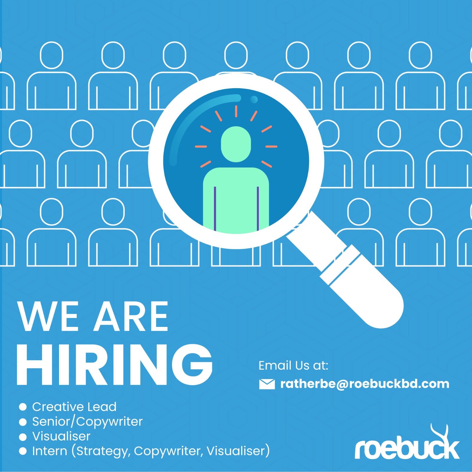 Roebuck - 1. Creative Team Lead: We are looking for a Creative Team ...