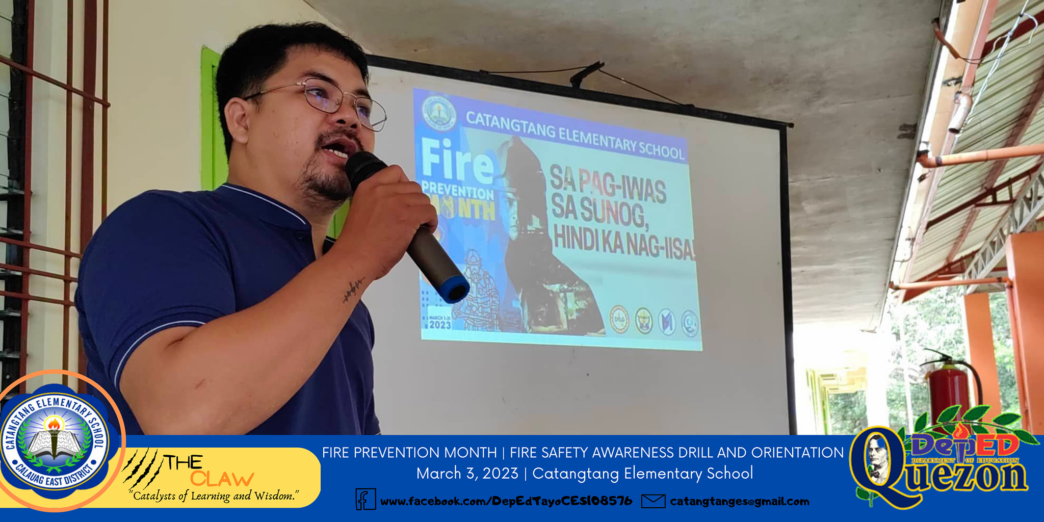 FIRE PREVENTION MONTH... - DepEd Tayo Catangtang ES - Quezon