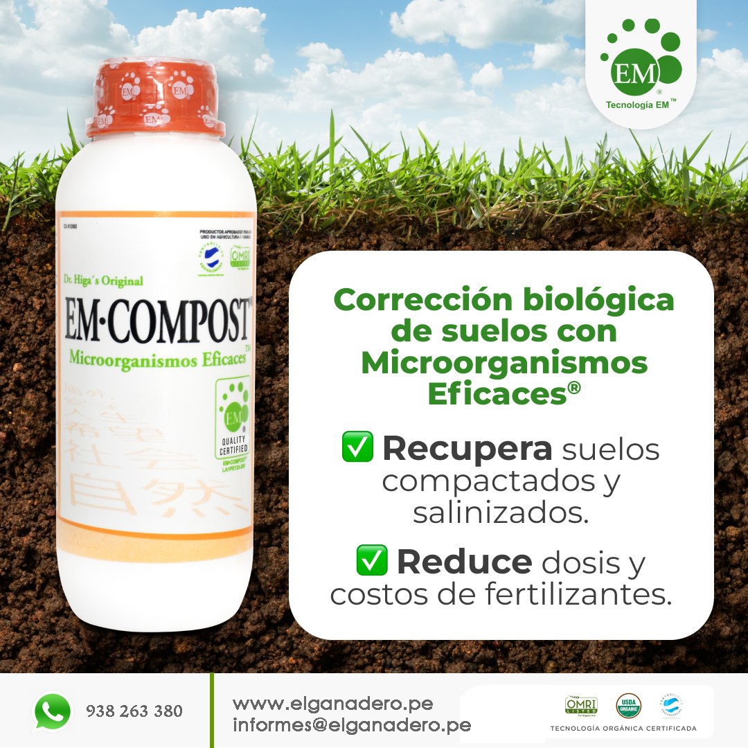 El - El EM•COMPOST®️ es un inoculante biológico elaborado a base de ...