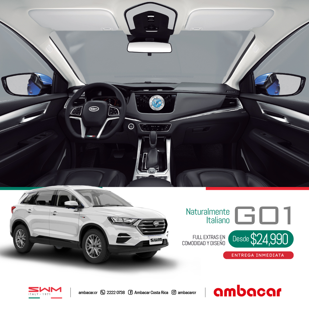 El SWM G01 demuestra con naturalidad... - Ambacar Costa Rica