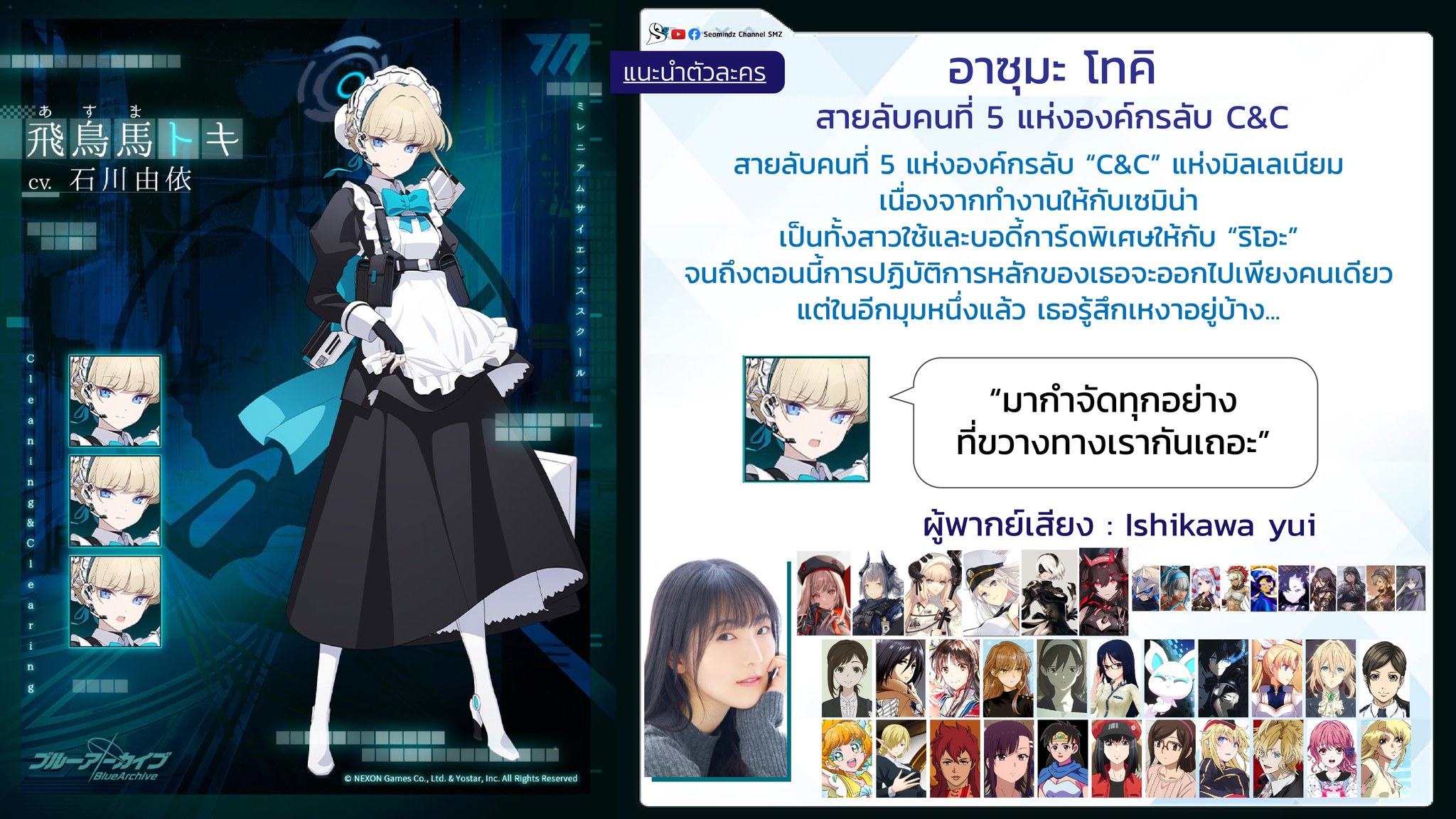 แนะนำตัวละครใหม่ - Blue Archive JP] ทั้งโลก มาโคโตะผู้นี้ ไม่เคย