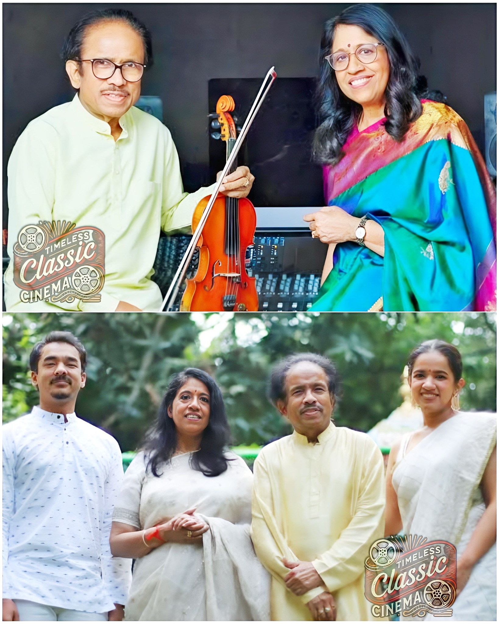 Timeless Classic Cinema - Kavita Krishnamurthy and her husband