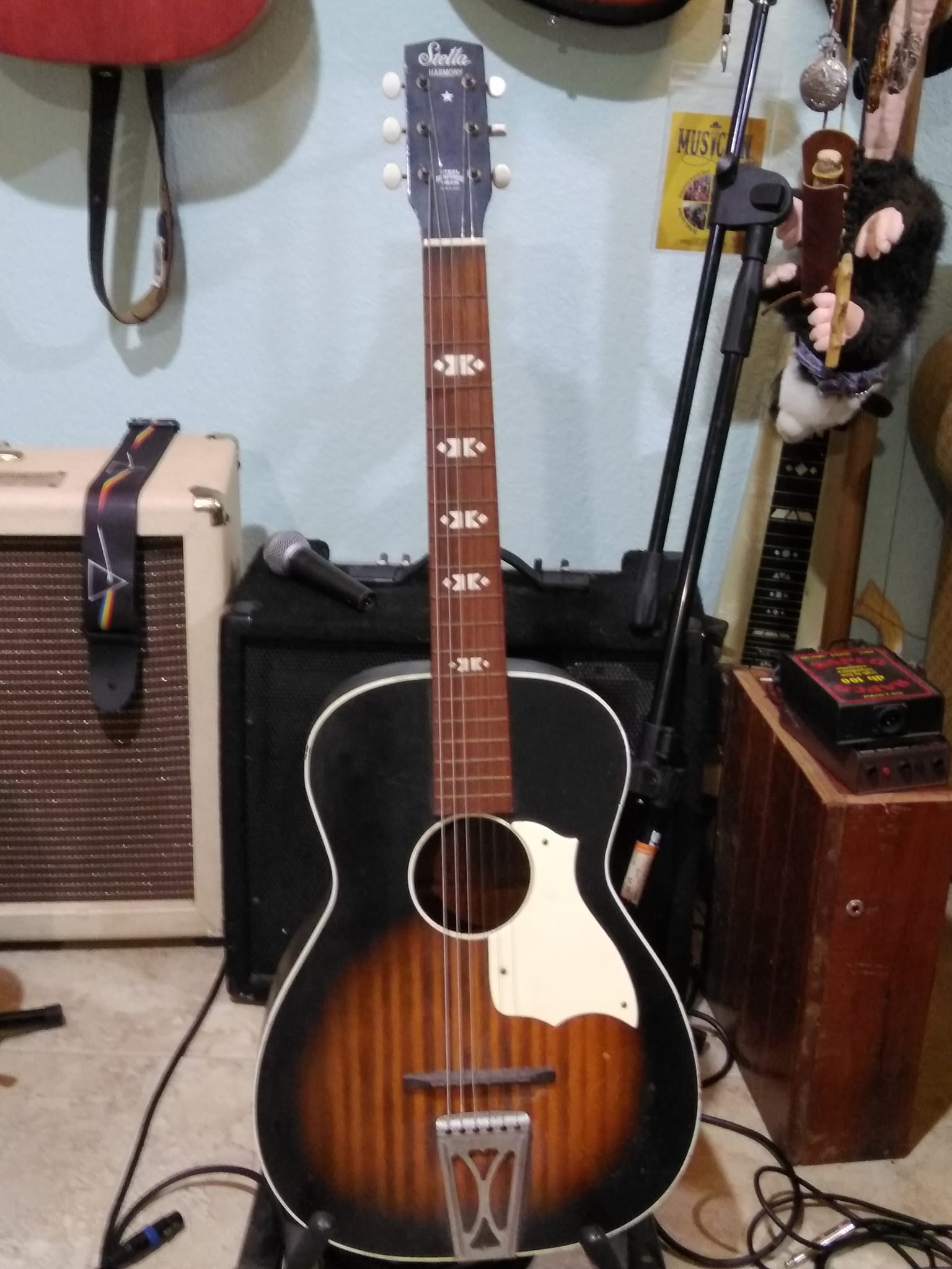 おだんご✩Harmony Stellaパーラーギター1970年代製 Another early 1970s Harmony, this time a Stella.
